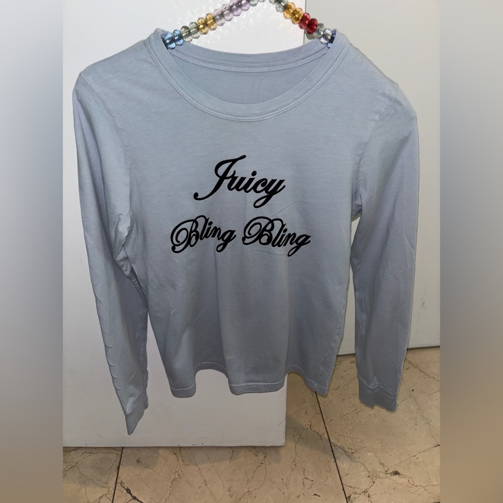 Y2K Juicy Couture “Juicy Bling Bling” Tee 🌟💕